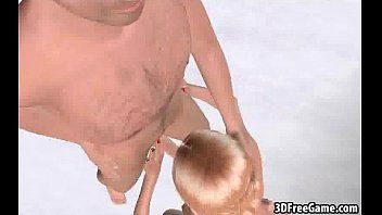 Putar Bayi pirang 3d seksi dengan payudara besar ini sedang mengendarai ayam besar