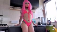 播放 纹身拉丁青少年渴望深肛门和草率的口交