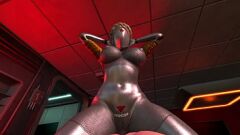 Abspielen Zwillingsroboterpuppen in intensiven Sexszene aus Atomic Heart 3D Animation