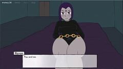 play Hentai Heroes Anime Orgy: Raven, Jinx en vrienden in volledige seksactie