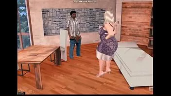 Играть Зрелая получает BBC, анимированное 3D-игра, порно видео