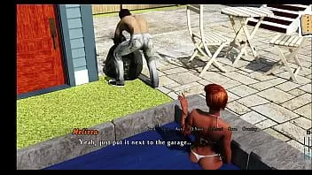 Play Intertwined 8,thrown in the pool by sexy milf with big boobs