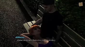 Play Intertwined 67, sexy redhead takes it cowgirl