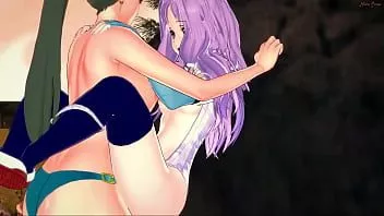 Play Florina has lesbian sex with lyn, rides her strapon. fire emblem hentai.