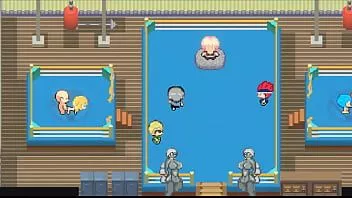 تشغيل لعبة Oppaimon [pornplay hentai pixel game] ep.6 تدريب البوكيمون واللعنة في صالة الألعاب الرياضية