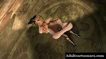 Play 3d cartoon ebony hottie gets eaten out and fucked