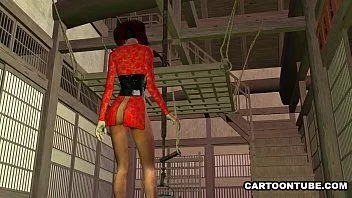 Oynat Seksi 3d karikatür Asya bebek yemiş dışarı ve becerdin