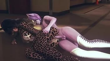 Riproduci Hentai peloso - leopardo e gatto sesso duro - giapponese asiatico manga anime film gioco porno