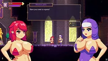 Afspelen Scarlet maiden [hentai game pornplay] ep.2 gloryhole en futanari pijpbeurt in de grotten