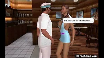 تشغيل هذا مثير 3d كبير tit فاتنة هو الحصول على أكل ومارس الجنس