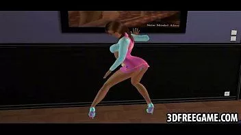 Abspielen Zwei heiße 3D-Damen reiten den großen Schwanz dieses Kerls, um ihn zum Abspritzen zu bringen