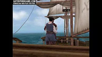 Afspelen Deze twee sexy 3D interraciale hunks neuken buiten
