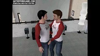 Reproducir Dos gemelas 3d calientes van de culo a culo con un consolador