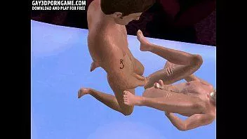 Afspelen Na een spelletje pool zijn deze 3D-hunks negenenzestig