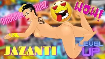 Jouer La latina sexy jazanti montre ses tatouages ​​et son cul pour la caméra backalley