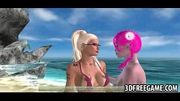 Oynat Iki seksi 3d büyük baştankara plaj lezbiyenler birbirlerini kahrolası