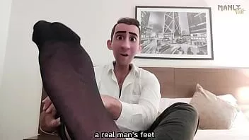 play Stap homo vader - zwarte pure sokken witte lul! - Kom mijn voeten aanbidden, kijk hoe ik mijn harde witte pik rand en laten we samen klaarkomen