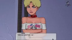 play Bionda ed ebano Pov Hentai - Sessione di allenamento gelida in Justice League