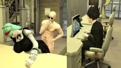 تشغيل زوجة الغش بولما القسري إلى المتشددين الشرج 3D هنتاي من قبل رئيسها