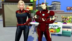 Jouer Iron Man se venge avec le porno Anal Marvel de Captain Marvel