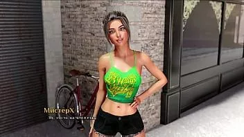 play 我的自行车上的漂亮美女 [游戏色情故事] # 1