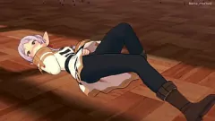 Play Hentai Frieren's Shaved Pussy and Uncensored Sex Skills