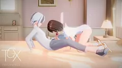 play Hentai Futanari Anime: seksspelletjes met rondborstige 3D Ecchi Girl - Cowgirl, pijpbeurt, anaal