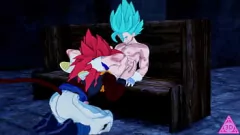 Redare Hentai Hotties Gogeta și Vegito se sug reciproc