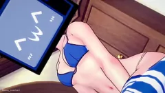 Play Hentai TV Woman Gets Wet and Wild in Bikini