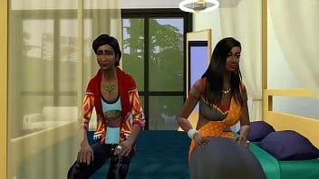 play Une mère indienne surprend son fils en train de se masturber sur le lit dans sa chambre, puis elle l'appelle dans sa chambre pour l'aider à avoir des relations sexuelles pour la première fois