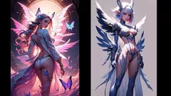 Afspelen AI Hentai en 3D Anime Girls worden stout: Deel 4