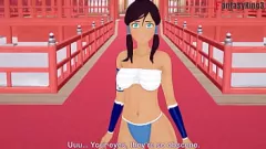 Play Hentai Game: Busty Anime Goddess Korra's Perfect Blowjob