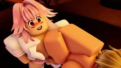 Play Futanari Saber and Astolfo's Roblox Romp