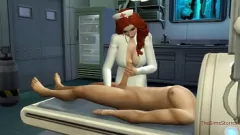 play हॉर्नी हेनतई नर्स रोगी के डिक का विरोध नहीं कर सकती