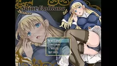 Afspelen Saint Emiliana Hentai Game: Blonde's slordige pijpbeurt & cumshot