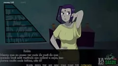 play Hot Emo Girl Raven Teen Titans: Peek bij Small Tits and Ass in Hentai Parody
