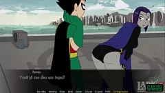 Afspelen Train met Raven in Teen Titans EP 14: Hot Emo Girl, Sex Games en Ass Slaps als beloning