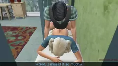 play 双层床上的Stepdad Anime高潮：我的继承人搞砸了我