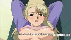Afspelen Gecensureerde Aziatische anime: onderdanige kantoor dame gedwongen in Paizuri