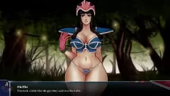 Putar Dragon Ball Z: XXX Divine Adventure - Bulma, Videl dan Chichi Lesbian Threesome