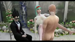 Afspelen Dragon Ball Z - De erotische fotoshoot van de pasgetrouwde vrouw verandert in Netorare Hentai HD Porno