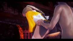 Redare Konosuba umedă și orgie sălbatică cu aqua, întuneric și megumin