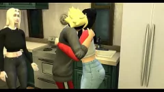 Jouer Horny Boruto et Sarada convaincuent Tsunade pour un trio torride en maison de perversion - Hentai Anime