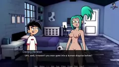 Abspielen Redhead Ebony Hentai: Danny Phantom fängt Embers Magie in Amity Park Teil 43 ein