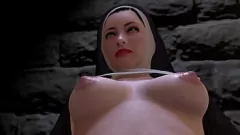 再生 Naughty Nun's Night of 3d Hentai Lust