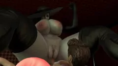 Odtwórz BBW Lady Dimitrescu's 3D Porno przygoda z zabawkami w wiosce