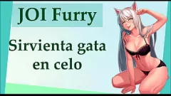 Riproduci Hot Furry Hentai Joi: Orgasmo attivato da Maid Cat's Audio