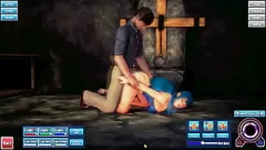 Abspielen Hentai Honey-Select: Die Solo-Vergnügungssitzung des blauhaarigen Babes