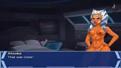 Odtwórz Sith Cosplay Hentai Toons: Głębokie gardło w stylu pieska z dokuczaniem i striptizem