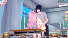Afspelen Sakura Haruno wordt hard geneukt door Sasuke Uchiha in deze wilde 3D Naruto Shippuden hentai-actie